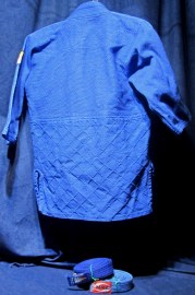 TRAJE KIMONO DAIMYO AZUL TALLA 00-120 (2)